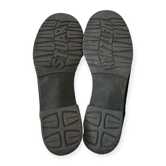 Stuart Weitzman‎ Over the Knee Black Suede/Stretch 50/50 Boots, Size 6M - Picture 8 of 15